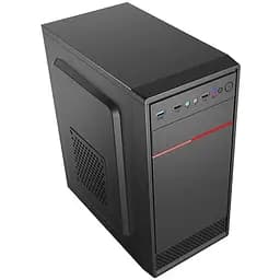 Корпус Casecom GN-1714 500W-120 мм USB 3.0 mATX, Black (GN-1714-500) - мініатюра 4