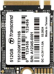 Накопитель SSD Transcend m.2 NVMe 512GB M.2 2230 PCIe 4.0x4 3D TLC (TS512GMTE310S)