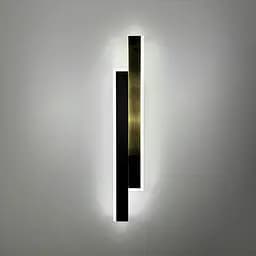 Праве бра у чорно-латунному корпусі 60 см Арт. WJ 012/2 BK+AB RIGHT Line F