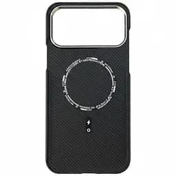 Чохол PC Pitaka with MagSafe для Apple iPhone 17 Pro (6.3) Black / Grey - мініатюра 3