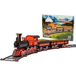 Деревянный 3D конструктор Поезд PuzzleOk Puz-00924 231 деталь