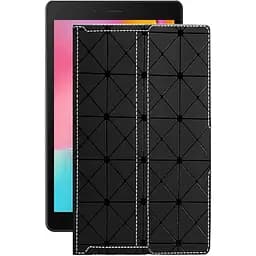 Чохол StatusCASE з екошкіри для планшету Samsung Galaxy Tab A8.0 2019 (T290) Чорний ромб
