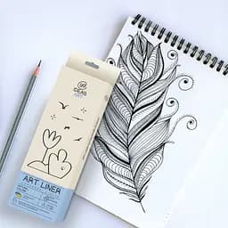 Набір кольорових лінерів, 12 кольорів, 12 set Natural colors, IDEA10-AL12NATR 99IDEAS - мініатюра 3
