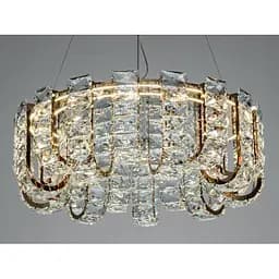 Підвісна LED-люстра Linisoln 559-600 FG — кришталева, 70 Вт, 60 см