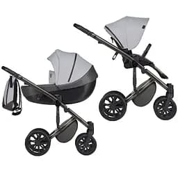 Універсальна коляска 2 в 1 Anex M-Type mt-09Q mirage, сіра з чорним (25708)