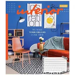 Тетрадь общая 1 Вересня Interior, А5, в клетку, 24 листа (766362)