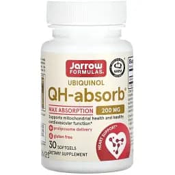 Убихинол Jarrow Formulas QH-Absorb 200 мг 30 капсул
