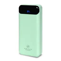 Повербанк 20000 mAh Power Bank Kraft KPB-2020FC Green 22.5W QC3.0 (43-00095) - мініатюра 2