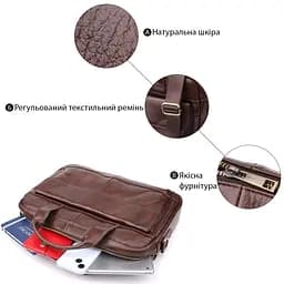 Портфель для чоловіків із натуральної шкіри Vintage 38,5х27х7 см sum0027463 - мініатюра 4