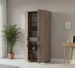 Шафа для одягу Doros Торн Кремона Канноло 2 ДСП (полиці) 90х51.6х200 (44900428) - мініатюра 2
