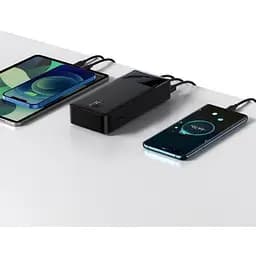 Зовнішній акумулятор (Power Bank) Baseus Bipow Digital Display Powerbank 15W 30000 mAh Black (PPDML-K01) - мініатюра 7