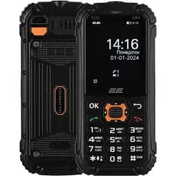 Телефон кнопочный 2E R240 (2024) Guard Black (черный) акб 2000 мАч