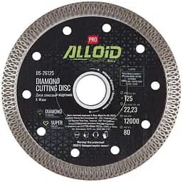 Диск алмазний Alloid Building Tools X-Wave відрізний 125 мм (DS-26125)