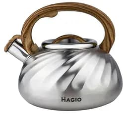 Чайник Magio зі свистком MG-1194 Дерево