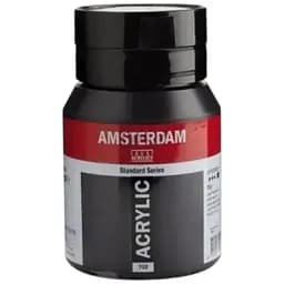 Фарба акрилова Amsterdam 702, Сажа газова 500 мл