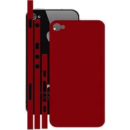 Защитная пленка StatusSKIN для Apple iPhone 4s Корпус Винил Металлик красный