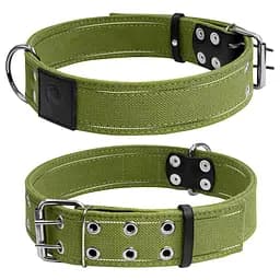 Ошейник для собак хлопчатобумажная тесьма CoLLaR Брезент двойной (ширина 45мм длина 56-71см)