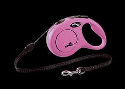 Поводок-рулетка Flexi Classic S, для собак до 12 кг, трос 8 м, розовый (CL10C8.251.P.20)