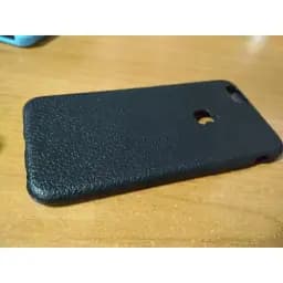 Чохол-накладка для iPhone 6 6s Leather soft case під шкіру з вирізом - мініатюра 2