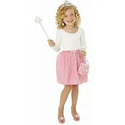 Набір для дівчинки Принцеса 3-6 років рожевий (корона, чарівна паличка, туфельки)