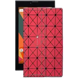 Чохол StatusCASE з екошкіри для планшету Bravis NB76 Червоний ромб