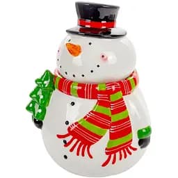 Банка для зберігання продуктів Lefard Снеговик 2.85 л, біла (948-024)