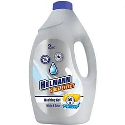 Гель для стирки Helmann Soda Effect для белых и цветных вещей 2л