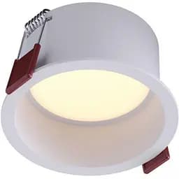 Світильник точковий врізний KLOODI KD-Q019 12W 3К WH