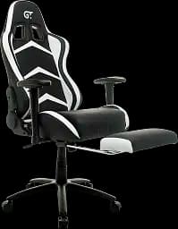 Геймерське крісло GT Racer чорне з білим (X-2534-F Black/White) - мініатюра 7