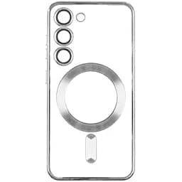 Чехол EndorPhone Metallic Full Camera Magsafe Samsung Galaxy S23 Ultra Silver