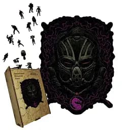 Деревяний фігурний пазл МК Кабал, А3, Картонна коробка 200 елементів