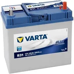 Автомобільний акумулятор Varta Blue Dynamic/SLI 45Ah ASIA Ев -/+ ТК 330EN без нижн. бурт B31