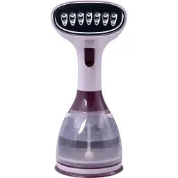 Відпарювач Liberton LHS-6900, Pink, 1500W, постійна пара 25 г/хв, об'єм бака для води 280мл, паровий удар, вертикальне та горизонтальне відпарювання, щітка, кліпса для брюк, антикрапля - мініатюра 5