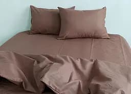 Комплект постільної білизни TAG Tekstil Євро 000210607 (emax Mahogany Rose) - мініатюра 2