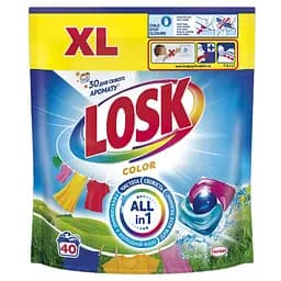 Тріо-капсули для прання Losk Pover Caps Color 40 шт.