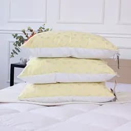 Подушка пухова MirSon Karmen №1802 Bio-Beige пружна пух 90% 70х70 см біло-бежева (2200003011838) - мініатюра 5