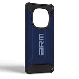 Чехол для Xiaomi Redmi Note 14 Pro 4G/Note 14 Pro 5G Poco X7 5G, Panzer, синий, противоударный, бронированный, милитари, панель-накладка, защита всего корпуса, защита дисплея и камеры, термополиуретан (TPU) + поликарбонат (PC), ArmorStandart (ARM79849) - мініатюра 2