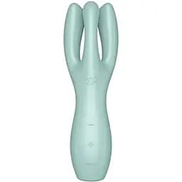 Кліторальний вібратор Satisfyer Threesome 3 із трьома "пальчиками"