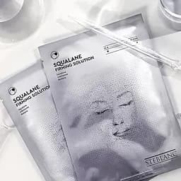 Тканинна маска-сироватка Steblanc Squalane Firming Solution Зміцнююча зі скваланом, 25 г - мініатюра 3