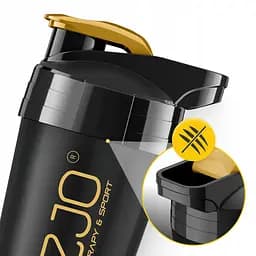 Шейкер спортивний 4FIZJO Ultra 700 мл Black/Gold (P-5905973407038) - мініатюра 11