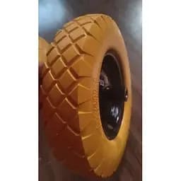 Колесо для тачки Сила полиуретановое 4х8'' с квадратным рисунком протектора