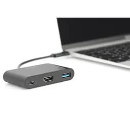 Перехідник USB-C to HDMA 2xUSB Digitus (DA-70855) - мініатюра 6