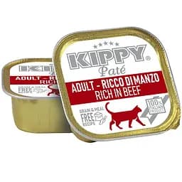 Влажный корм для кошек Kippy с говядиной 90 г