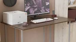 Компьютерный стол Ferrum-decor Ханна 75x120x60 серый ДСП Дуб Сонома Труфель 16мм (FRD-101403)