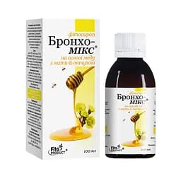 Фітосироп "Бронхо-мікс на основі меду з мати-й-мачухою", 100 мл