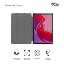 Чохол-книжка на планшет Lenovo Tab M11 TB330, Smart Case, pink, підставка для планшета 11 , шкіряний, мікрофібра, на магніті, ArmorStandart (ARM74499) - мініатюра 3