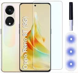 Захисне скло DK для Oppo A1 Pro/Reno8 T 5G UV Curved 015456 clear - мініатюра 4