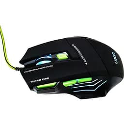 Ігрова миша з килимком UKC X-7 з підсвічуванням USB Black