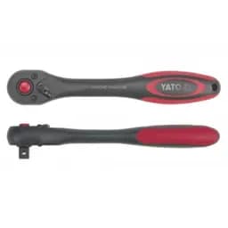 Тріcкачка Yato квадрат 1/4" 72T L= 144 мм ручка покрита пластиком [12/48/96] (YT-0290)