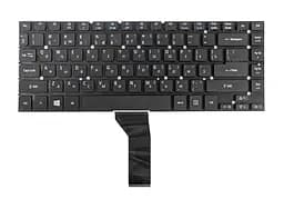 Клавіатура для ноутбука Acer Aspire (ES1-511) Black, (No Frame) - мініатюра 2
